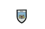 Patch printed embroidery travel souvenir shield city flag riga latvia