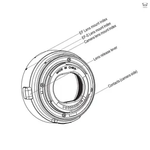 轉接環EF-EOS M 自動對焦電子 佳能EF卡口鏡頭轉EOS M相機