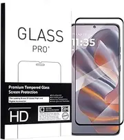 For Motorola Moto Edge 50 Neo 5D Tempered Glass Screen Protector - Full Coverage, Anti-Scratch, Black
