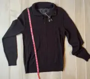 METHOD gray pullover buttons sweater size small nwt men's