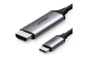 UGREEN UG-50570 USB-C to HDMI Cable - 1.5m - Grey / Black Aluminum Shell