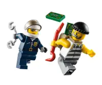 在飛比找露天拍賣優惠-Lego 樂高 城市 人仔 警察 小偷 police thi