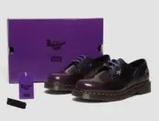 Dr. Martens BT21 BTS Black Purple Oxford Leather 1461 UK4 Women US6