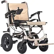 Electric Wheelchairs for Adults, Uses 2 X 5.2AH24V Lithium Batteries, Travels 12 Miles, Supports Up To 440 Lbs, All-Terrain Intelligent Motorized Wheelchair