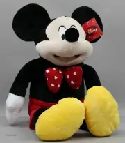 Valentine's Day Disney 26" Mickey Mouse with Hearts Plush Stuffed Toy NWT