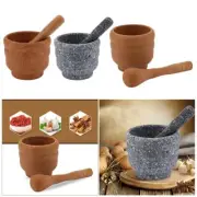 Mortar And Pestle Set for Kitchen And Home Mortar And Pestle Garlic Press Ginger