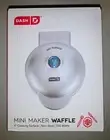 NEW Dash Mini 4" Waffle Maker Non Stick 350 Watts White