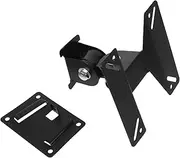 ETHZZLE 1 Set Wall Mounted Tv Bracket for Tvs Angle Design Space Saving Monitor Mount for Living Bedroom Office Easy Installation