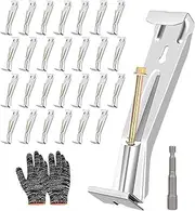 Stgfyxgs 28 Pieces of Gutterkrüder Repair Sagging Rain Gutters 5 Inches with Pre -built Screw Rain Gutter Clips Fastening Elements