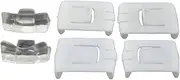 6pcs Seat Rail Runner Clip Slider Guide Piece Compatible with Audi Coupe 100 200 4000 5000 Automotive Fasteners