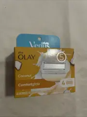 Gillette Venus Olay Women's Razor 5 Blade Refills 4 Count Coconut Comfortglide