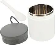 Amosfun Leakproof Insulated Soup Cup Thermal Breakfast Mug with Easy Open Lid Mini Food Container for Oats Milk and Soup Portable Design for Go Use