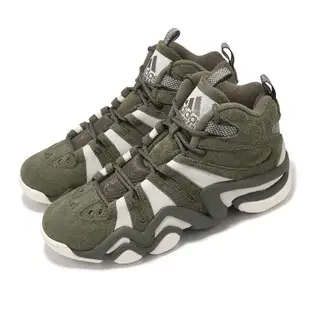 adidas 愛迪達 籃球鞋 Crazy 8 男鞋 橄欖綠 米白 麂皮 Kobe IG3904