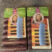 Vintage Solo Magnetic Rollers 1970 Bonus Packs Comb And Pins Hair Rollers