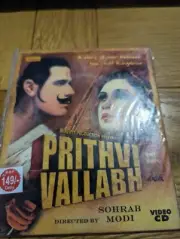 Prithvi Vallabh (1943 film) BOLLYWOOD VCD Sohrab Modi Durga Khote Sankatha Pras