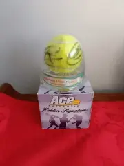 2008 Ace Authentic Novak Djokovic & Rafael Nadal auto autograph tennis ball