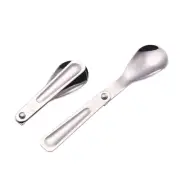 2 PCS Titanium Cutlery Kitchenware Lightweight Titanium Utensil