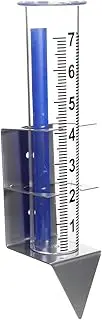 POPETPOP Patio Rain Gauge Outdoor Rain Gauge Mounting Bracket for Garden Yard Weather Monitoring Tool