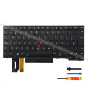 Backlit Keyboard for Lenovo Thinkpad E480/E490/L380/L390/L480/T490 Spain Layout