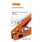 Edge Banding Punching Pliers Punching Tool Masking Pliers 8MM Countersink Drill Bit Screw Hole Hat Orange