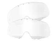 2x OAKLEY CROWBAR Replacement Roll off GOGGLE LENS ANTI FOG ANTI SCRATCH CLEAR