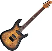 Sterling by Music Man Richardson Cutlass Electric Guitar - Natural Poplar Burl B