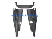 Ferrari 458 Italia Carbon Fiber Engine Bay Cover Set 3pc with Firewall NEW!