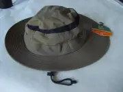 NWT - SUNDAY AFTERNOONS BUG FREE CRUISER NET DARK KHAKI HAT w/ BUG NET - LARGE