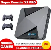 Super Console X2-Pro Retro Home Console Android TV Wireless 256GB 9000+ titles