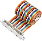 XYWHPGV IDC Rainbow Wire Flat Cable 34P FC/FD Connector 2.54mm Pitch 1m/3.3ft Length(d12d8 d40d2 03bbc 0ecb1 74b81 52a08