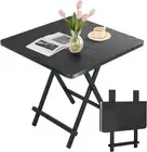 Portable Foldable Dining Table, Square Folding Multipurpose Card Table, Space Sa