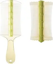 2Pcs Dandruff Comb, Psoriasis Comb, Double Sided Fine Teeth Comb, Lice combs Psoriasis comb Fine tooth comb Dandruff comb remover Removal Fleas,Lice,Dandruff and Tangled Hair(green)
