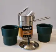 Stanley Stainless Steel Cooker & Nesting Cups Cookset. Outdoors Camping. New!