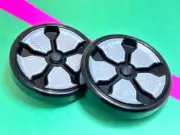 1611134 Two Wheels for Bissell 2X Revolution Pet Pro Plus 3588,2007, 1986 Series
