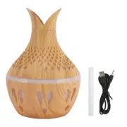 300ml Wood Grain Humidifier USB Powered Diffuser Humidifier W/Ambient AC JJ