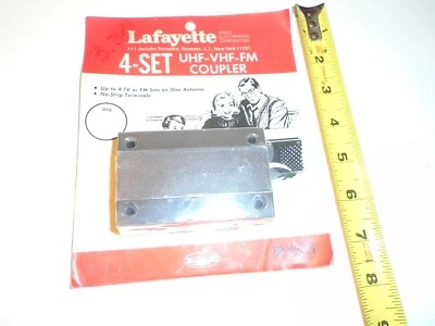 Lafayette 4 set UHF VHF FM coupler 99-40321 up to 4 tvs japan