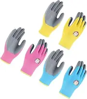HYTROVE Garden Gloves Comfortable Protective Work Gloves for Outdoor Activities for Gardening Digging Planting and More Durable Breathable Multi Purpose Design and Hedgehog
