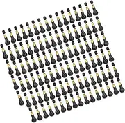 100 Pcs TR412 Tubeless Tire Valve Stem, High Temp Resist, Good Sealing Performance, Sunscreen, for Car, Motorcycle (TR413)
