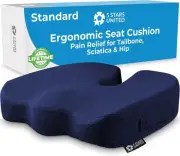 5 STARS UNITED Seat Cushion for Desk Chair - Tailbone, Coccyx Sciatica Pain Reli