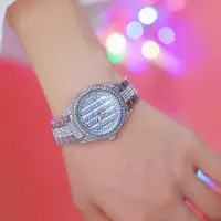 在飛比找蝦皮購物優惠-Bs韓國熱銷錶鍊錶定制流行全鑽女錶fa1325