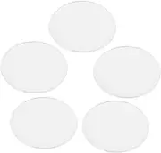 BESTYASH 5pcs Silicone Eyelash Pads for Extensions Transparent Static Lash Holder Stable Eye Pads for Precision Application Secure Adhesion and Surface Area