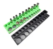 Mechanics Time Saver 3/8 SAE & Metric Magnetic Socket Holder Set Deep & Shallow