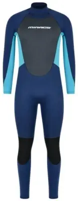 Mirage Men's Steamer Wetsuit (3/2mm) - Navy (L)