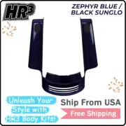 Rear Fender Filler Panel Fit For Harley Touring 14-24 Zephyr Blue/Black Sunglo