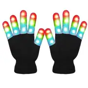 Led Light Up Rave Toys Glow Finger Gloves for Kids Teens Adults Easter