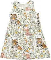 [Caihoyu] Girls Summer Tank Dresses Toddler Fashion Spring Dresses Birthday Gift, Multicolor11, 3 Years