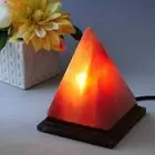Pyramid Himalayan Salt Lamp – Handmade Real Pink Salt 6-10 LB with Dimmer