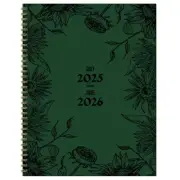 July 2025 - June 2026 Garden of Green Large Weekly Monthly Planner