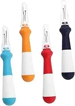 Anneome Essential Sewing Kit 4 Pcs Heavy Duty Seam Rippers Thread Cutters for Sewing Embroidery Tools Home Supplies Comfortable to Hold Handle