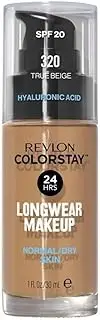 [Revlon] Colorstay Longwear SPF 20 Makeup Foundation for Normal and Dry Skin, True Beige